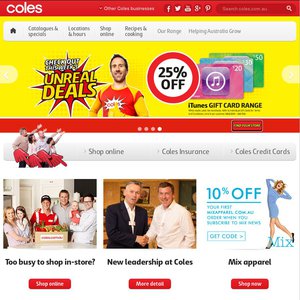 50%OFF Coles items Deals and Coupons