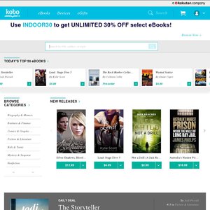 90%OFF KOBO E-Books coupon Deals and Coupons