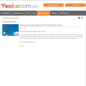 50%OFF Flexicar Melbourne membership fee Deals and Coupons