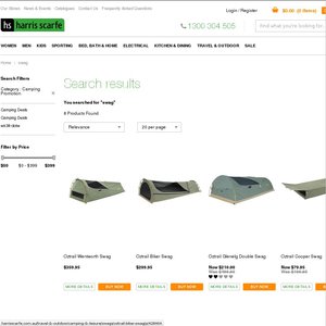 58%OFF Oztrail Glenelg Double Swag Deals and Coupons