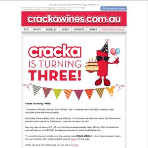 50%OFF Wines from Crack a Wines Deals and Coupons