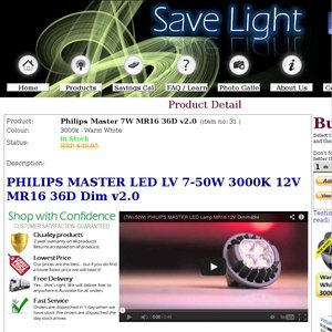 50%OFF Philips 7w LED MR16 60D Globes Deals and Coupons