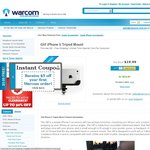 50%OFF Glif iPhone 5 Tripod Mount from Warcom Deals and Coupons