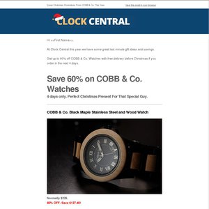 60%OFF Wood Watches Deals and Coupons