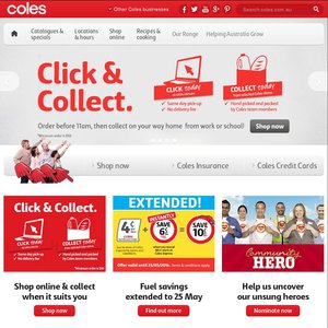 50%OFF Coles Fresh Deals Deals and Coupons
