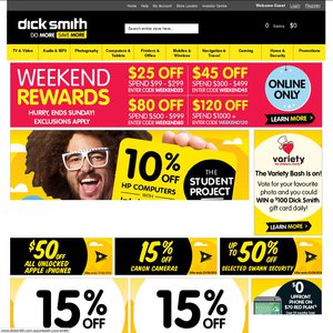50%OFF Dick Smith electronic gadgets: Tandy, Samsung Galaxy Deals and Coupons
