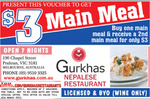 50%OFF Gurkhas Brasserie main meals Deals and Coupons