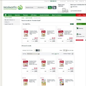 50%OFF All Freedom Foods  Deals and Coupons