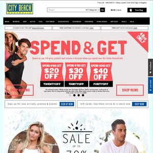 50%OFF City Beach items Deals and Coupons