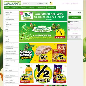 50%OFF Woolworths Online Deals and Coupons