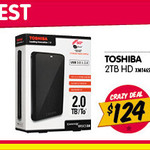 50%OFF Toshiba 2TB USB3.0 2.5'' HDD, GOPRO Hero3+ Black Edition Deals and Coupons