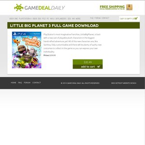 50%OFF Full Game of Little Big Planet3 PS4 Deals and Coupons