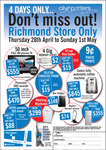 50%OFF Clive Peeters Richmond launches 4-day sale Deals and Coupons