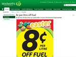 50%OFF Litre off Fuel from Woolworths! Deals and Coupons