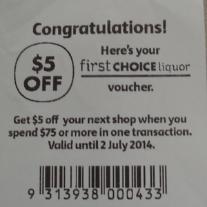 50%OFF First Choice Liquor Deals and Coupons