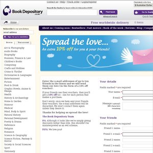 10%OFF Book Depository Deals and Coupons