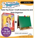 50%OFF Table Top Easel with Craft Accessories & Desk Organiser Deals and Coupons