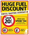 50%OFF Fuel Voucher from Coles Deals and Coupons