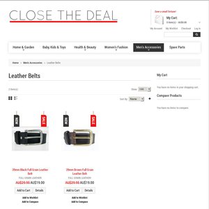 50%OFF Leather belt Deals and Coupons