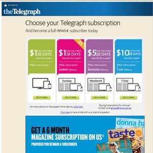 50%OFF 6 month magazine subscription Deals and Coupons