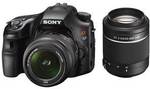 50%OFF Sony A57 DSLT + 18-55mm + 55-200mm Lenses Deals and Coupons