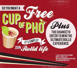50%OFF FREE Cup of Phở Deals and Coupons