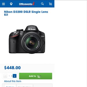 50%OFF DSLR Camera with Single Lens Kit Deals and Coupons