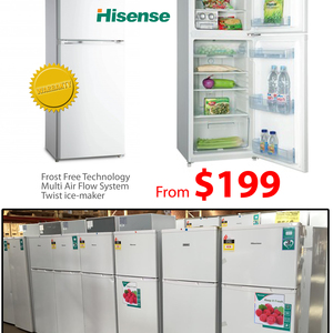 50%OFF Hisense 222L Frost Free White Top Mount Refrigerator Refurbished  Deals and Coupons