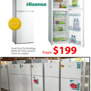 50%OFF Hisense 222L Frost Free White Top Mount Refrigerator Refurbished Deals and Coupons