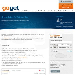 50%OFF GoGet Membersship Deals and Coupons