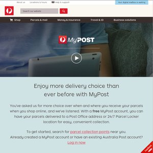 FREE Express Post bag bonus to MyPost registrants Deals and Coupons