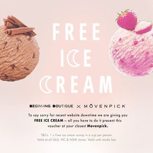 50%OFF One Movenpick Ice-Cream in a Cup Deals and Coupons