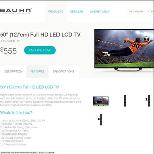 50%OFF Bauhn HD LED TV Deals and Coupons