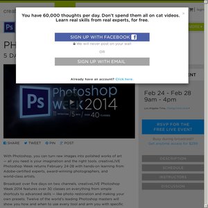 FREE PHOTOSHOP WEEK 2014 Deals and Coupons